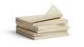Stack of notepads isolated on white background Royalty Free Stock Photo