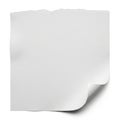 Stack of paper sheets isolated on white background Royalty Free Stock Photo