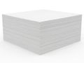 Stack of paper sheets isolated on white background Royalty Free Stock Photo