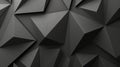 Abstract Black Geometric Texture, Generative AI
