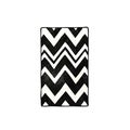 A black and white chevron pattern on a transparent background Royalty Free Stock Photo