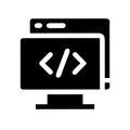 Coding Interface: A Symbolic Icon of Software Development and Programming Royalty Free Stock Photo