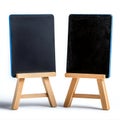 Isolated Blackboards on White Background Royalty Free Stock Photo