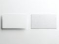 Two white rectangular objects on a plain white background Royalty Free Stock Photo