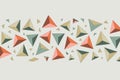 Colorful abstract triangle pattern Vector Royalty Free Stock Photo