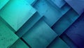 Geometric Blue-Green Tile Pattern Background Royalty Free Stock Photo