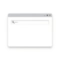 Web browser interface icon isolated on white background Royalty Free Stock Photo