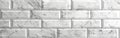 White Brick Subway Tile Wall Texture - Seamless Panoramic Background for Wide Banners and Designs Royalty Free Stock Photo