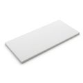 A sleek and modern white rectangular object with a smooth surface and rounded edges Royalty Free Stock Photo