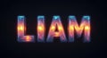 The image features the word \