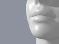 image of female mannequin head