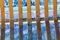 IMAGE OF FENCE MADE OF IRON IN THE FRONT OF THE HOUSE Royalty Free Stock Photo