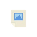 Image file flat icon