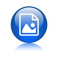 Picture file format icon Royalty Free Stock Photo