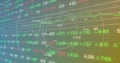 Image of financial data processing over scope and grid