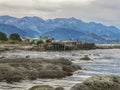 An image of a fishing peer at the Point in Kaikoura in New Zealand