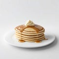 Honey Drizzled Five-Layer Pancakes