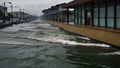 image of flooding in the city. AI generated image Royalty Free Stock Photo