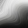 Image with flowing, wavy lines creating a gradient effect from light gray Royalty Free Stock Photo