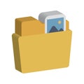 Image folder Color Vector Icon which can easily modify or edit Royalty Free Stock Photo