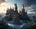 An image in form of a wizarding is what Hogwarts Castle is.
