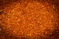 Image of a fragrant brown spice for delicious dishes of rice and meat with black vignette