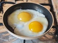 Image of fried eggs Royalty Free Stock Photo
