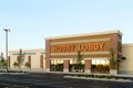 The exterior of a hobby Lobby store.