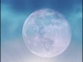 Moon shot in cloud abstract Royalty Free Stock Photo