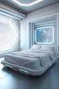 The Bedroom of Tomorrow: A Futuristic Oasis with a Luxurious White Bed