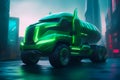 image of futuristic truck generated by ai