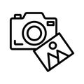 Image gallery Isolated Vector icon which can easily modify or edit Royalty Free Stock Photo