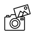 Image gallery Isolated Vector icon which can easily modify or edit Royalty Free Stock Photo