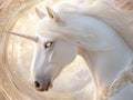 Ethereal Unicorn Geometry of Magic Royalty Free Stock Photo