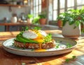 Avocado toast Royalty Free Stock Photo