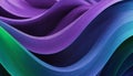 Abstract background of purple, green, and blue artistic waive Royalty Free Stock Photo