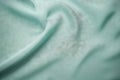 surface fabric silk color mint design space background abstract green blue pale light Royalty Free Stock Photo