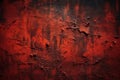 surface metal grainy rough rusty old toned design background grunge wall red black Royalty Free Stock Photo