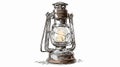 Elegant Lantern with Glowing Light Vector Illustration for Design Projects Royalty Free Stock Photo