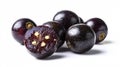 Fresh Jabuticaba Fruit Isolated on White Background for Food and Health Concept Royalty Free Stock Photo
