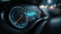 Fuel Efficiency Measurement Vehicle Dashboard Display Royalty Free Stock Photo