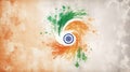 luxury Indian flag tricolor pattern, for print poster banner web presentation concept cover etc