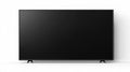 Sleek Black TV Modern Large Flat Screen Mockup for Professional Displays Royalty Free Stock Photo
