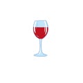 Image of a glass of red wine