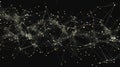 The image is a glowing network of interconnected nodes