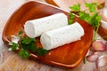 Goat cheese with herbs and garlic, french cuisine