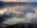 DAWN REFLECTING ON LAKE KIVU