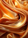 an image of a golden silk fabric Royalty Free Stock Photo