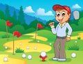 Image with golf theme 3