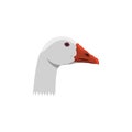 Image. Goose`s head symbol sign Royalty Free Stock Photo